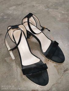 Black Heeled Sandals