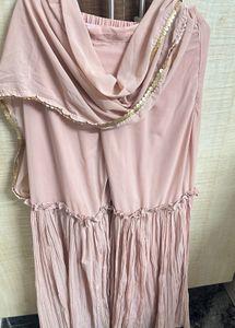 Elegant Peach Anarkali