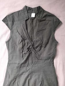 Chic Olive Gray Dress