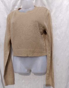 H&amp;m Cropped Knit Sweater