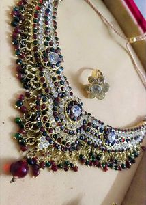 Bridal Jewelry Set - Necklace, Earrings &amp; Ring