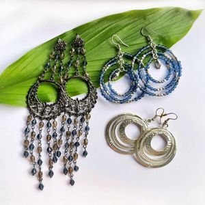Y2K Boho Earrings Set Of 3