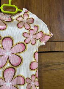 Floral Print cute crop top