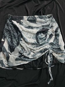Women Abstract Print Skirt