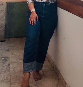 Sassafras Relaxed Fit High Rise Jeans