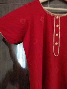 Kurta Salwar Dupatta Suit Set For Women, 46inch