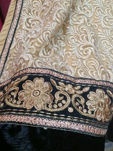 Heavy Embroidery Stone Work With Latkan
