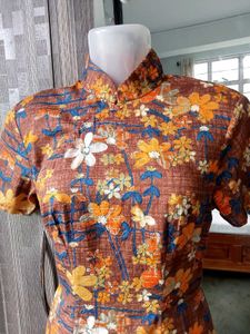 Floral Cheongsam Dress