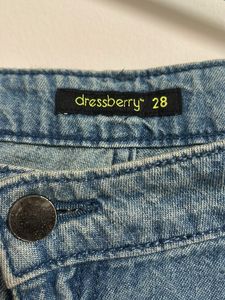 Blue High Rise Slouchy FitJeans