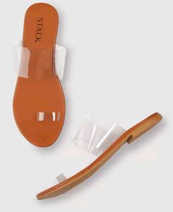 Stalk Transparent Slippers