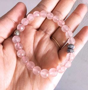 Rose Quartz Crystal Bracelet