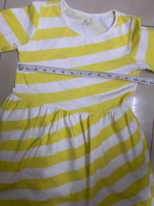 kids Striped Dress (5-6)