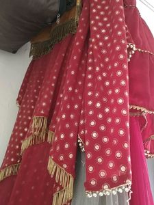 Elegant Red Ethnic Dress