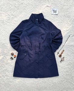 🐊 Crocodile Navy Trench Coat