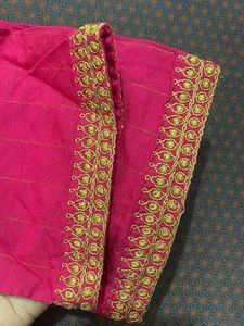 Magenta Embellished Kurti - Size L