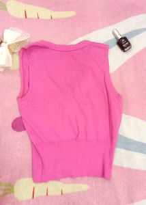 Pink Bow Top