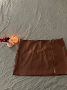 H&amp;M Leather Skirt