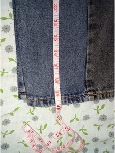 💙🖤 Two tone side pocket Mom jeans Highrise