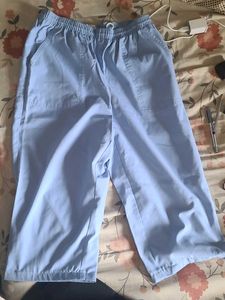 Light Blue Capri Pants