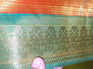 Kanchipuram Pattu (South Silk) Zari Border Saree