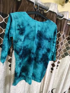 Blue Embroidered Kurta