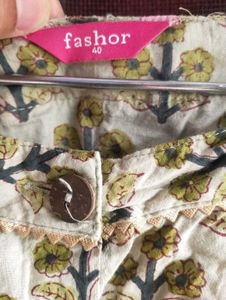 FASHOR Cotton Lehenga Choli Set