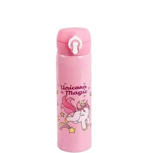 Beautiful Steel Unicorn And Doremon Bottle For Kid