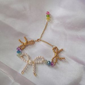 Handmade Bow Bracelet🎀 ✨💖