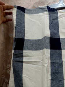 checked tunic top