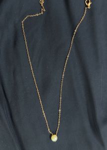Rose Gold Pearl Pendant Chain