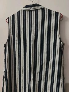 Striped Shirt Dress