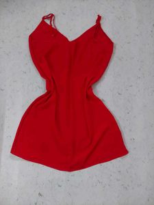 Red Slip Dress
