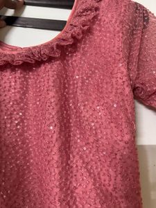 Elegant Pink Party Dress