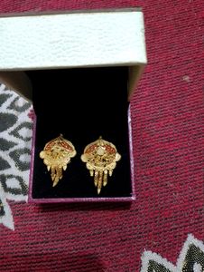 2 Gram Micro Gold Earrings