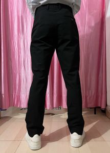 Black Slim Fit Dress Pants