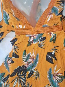 Floral Print Beach Romper