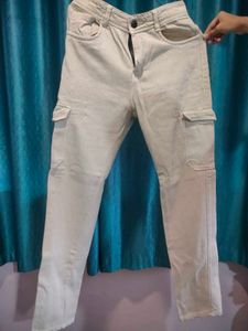 Cargo Jeans Straight Fit