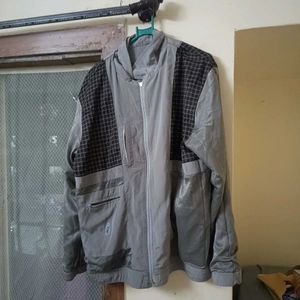 Gray Zip-Up Jacket