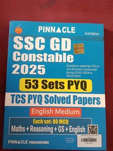 Pinnacle SSC GD Constable 2025 Book
