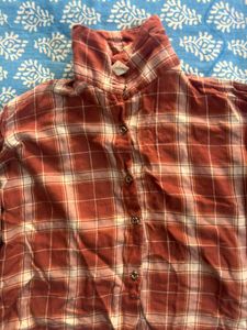 Checkered Brown Shirt