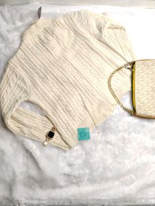 🥀Heavy Cream Knit Cardigan🥀