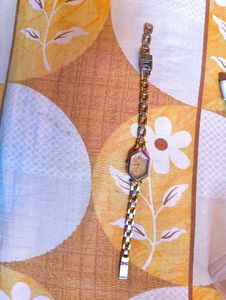 Women Golden Watch