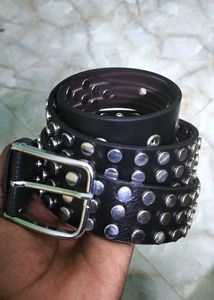 Black Studded Punk Rock Belt - UnisexFashion Acces