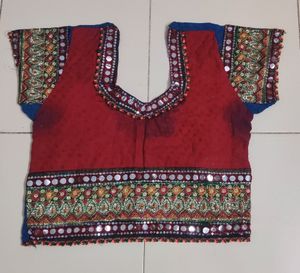 Cotton Blouse Choli Navratri Crop Top