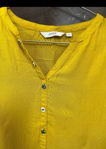 Mustard Yellow Kurti