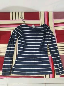 Striped Long Sleeve Top