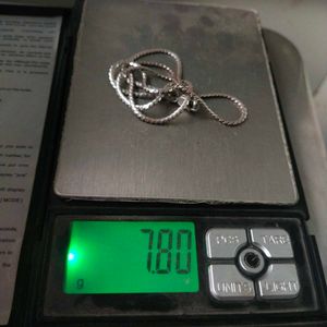 Slightly Used Pure Silver Traditional Snack Chain