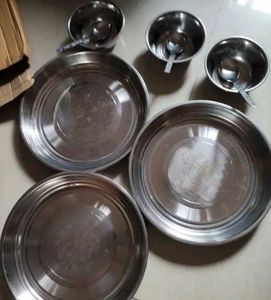 Stainless Steel Dinner Set