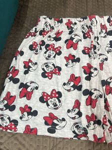 Minnie Mouse Print Shorts