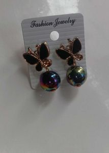 Rainbow Butterfly Earrings